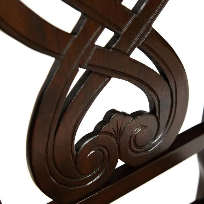 Стул -Андромеда/ Andromeda / 1 шт. в упаковке дерево гевея, 47х55,5х107 см, Cappuchino, ткань коричневая S 168-7 Cappuchino, ткань коричневая S 168-7 дерево гевея