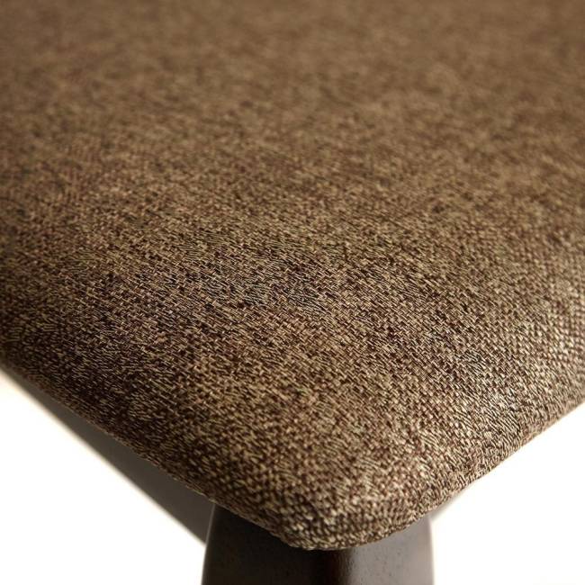 Стул -Андромеда/ Andromeda / 1 шт. в упаковке дерево гевея, 47х55,5х107 см, Cappuchino, ткань коричневая S 168-7 Cappuchino, ткань коричневая S 168-7 дерево гевея