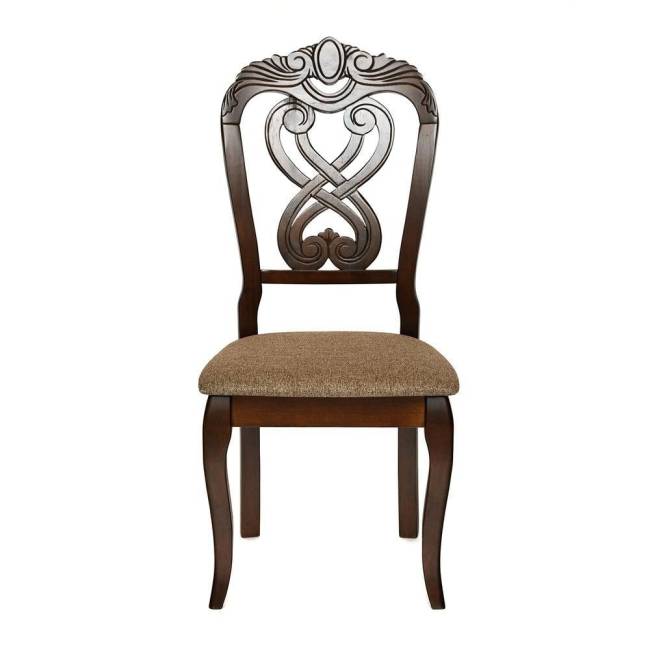 Стул -Андромеда/ Andromeda / 1 шт. в упаковке дерево гевея, 47х55,5х107 см, Cappuchino, ткань коричневая S 168-7 Cappuchino, ткань коричневая S 168-7 дерево гевея