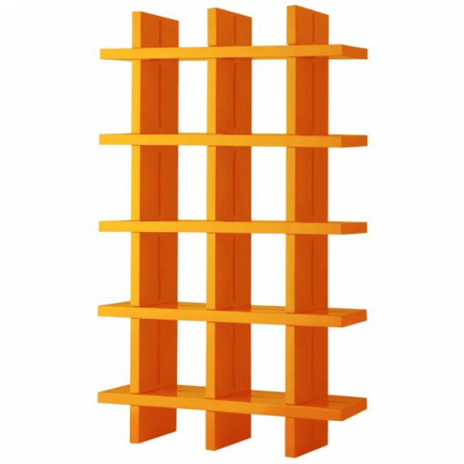 Стеллаж книжный пластиковый Mybook 3х5 Standard 1380х400х2300 мм