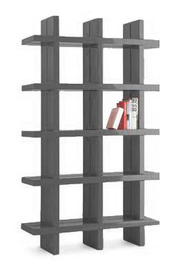 Стеллаж книжный пластиковый Mybook 3х5 Standard 1380х400х2300 мм