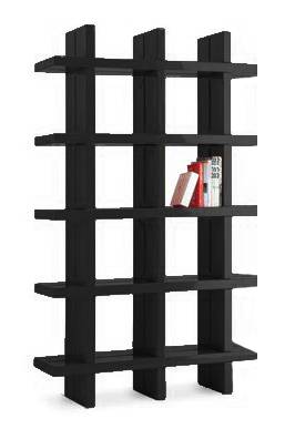 Стеллаж книжный пластиковый Mybook 3х5 Standard 1380х400х2300 мм