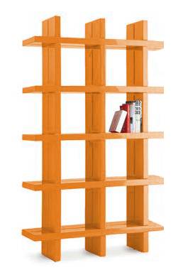 Стеллаж книжный пластиковый Mybook 3х5 Standard 1380х400х2300 мм