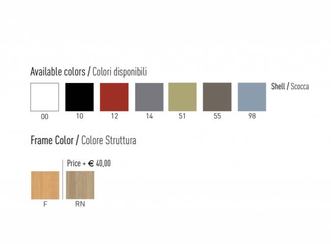 Стул пластиковый полубарный Slot Fill 68 BL 450х450х970 мм