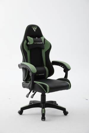 Кресло спортивное TopChairs Shadow черно-зеленый