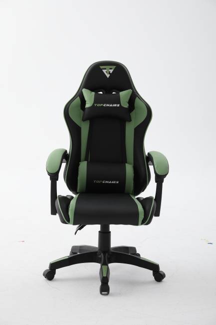 Кресло спортивное TopChairs Shadow черно-зеленый