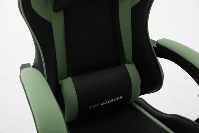 Кресло спортивное TopChairs Shadow черно-зеленый