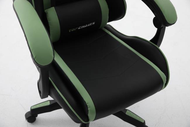 Кресло спортивное TopChairs Shadow черно-зеленый