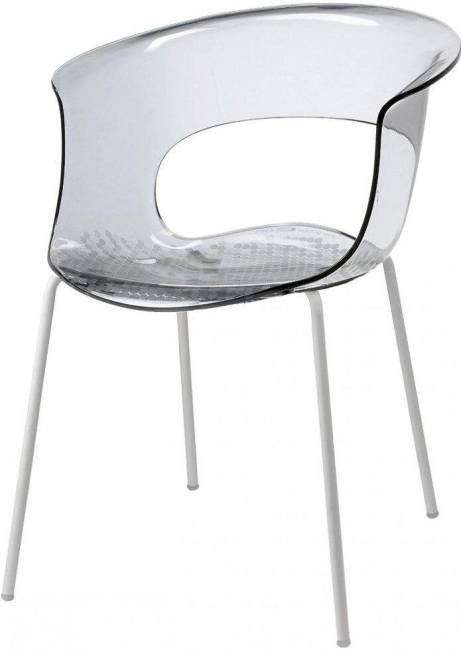 Кресло прозрачное Miss B Antishock coated frame прозрачный 580х580х770 мм