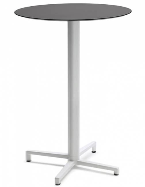 Подстолье металлическое барное Domino серебристый 490х540х1090 мм