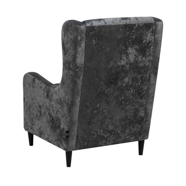 Кресло Leset Хилтон Crash LUX 15 (антрацит) Венге