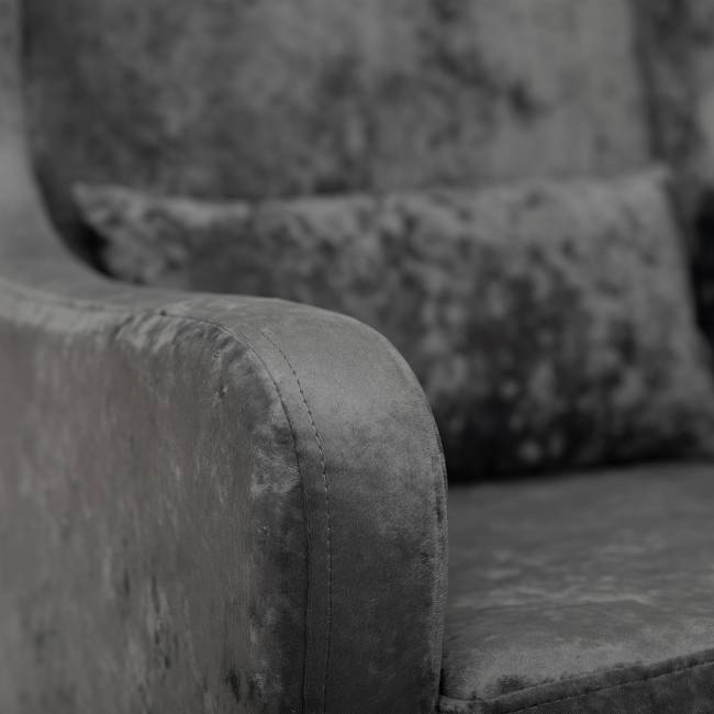 Кресло Leset Хилтон Crash LUX 15 (антрацит) Венге