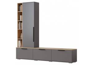 Филеста графит / дуб вотан