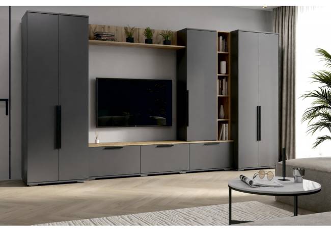 Филеста графит / дуб вотан