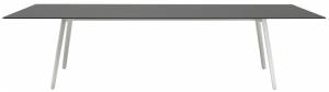 Стол ламинированный Squid белый, антрацит 2990х1200х730 мм