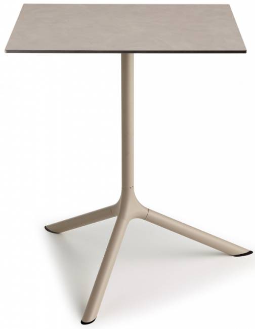 Стол ламинированный обеденный Tripe Maxi тортора, тортора шпатель 700х700х740 мм