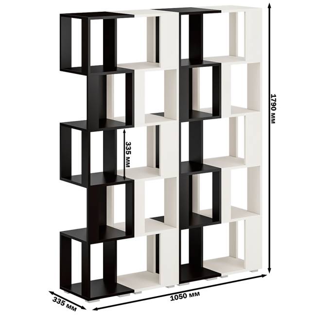 Стеллажи 4 штуки СВК цвет венге/дуб лоредо