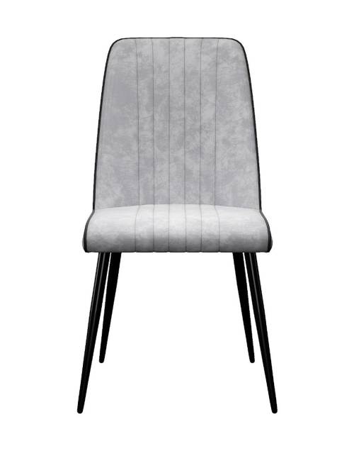 Стул DikLine 324 поворотный B22 GREY, ножки черные