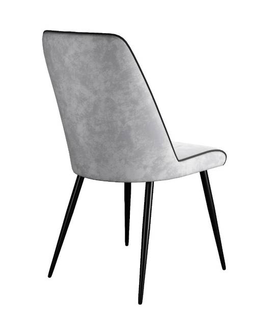 Стул DikLine 324 поворотный B22 GREY, ножки черные