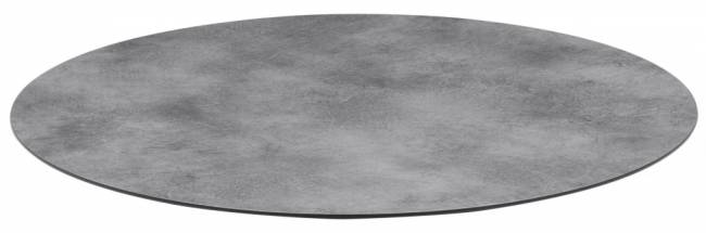 Стол ламинированный барный Tripe белый, цементный Ø600х1100 мм