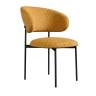 Стул DikLine 201 NS Gold горчица, ножки черные