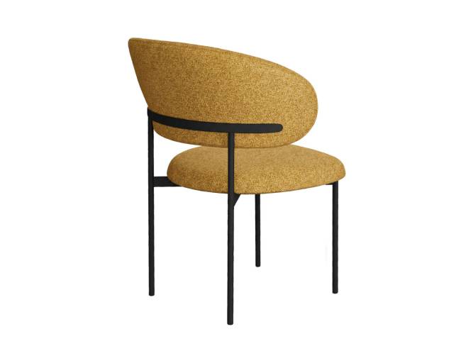 Стул DikLine 201 NS Gold горчица, ножки черные