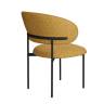 Стул DikLine 201 NS Gold горчица, ножки черные