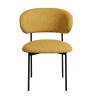 Стул DikLine 201 NS Gold горчица, ножки черные