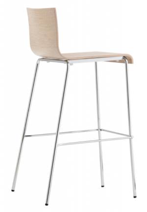 Стул деревянный барный Kuadra 510х545х1020 мм