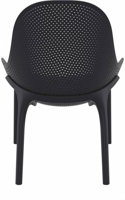 Лаунж-кресло пластиковое Sky Lounge черный 600х710х830 мм