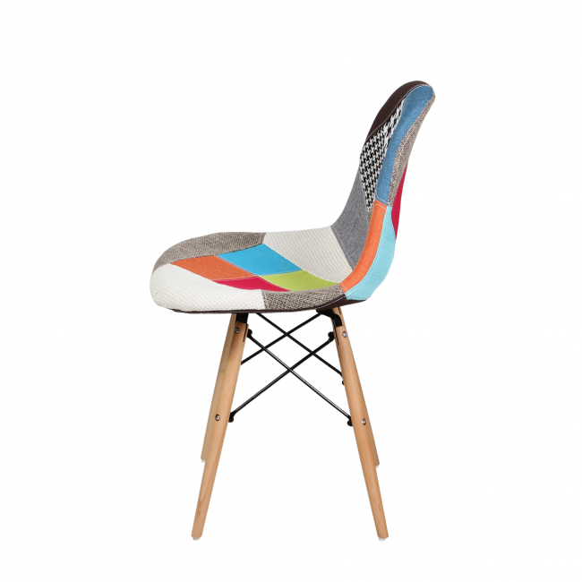 Стул дизайнерский "МОДЕРН", пэчворк