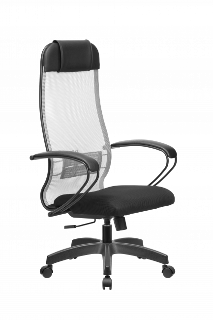 Кресло МЕТТА-11(MPRU)/подл.130/осн.001, светло-серый