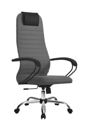 Кресло SU-B-10/подл.130/осн.003, светло-серый/светло-серый