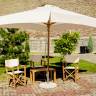 Зонт профессиональный 3.5х3.5 м Palladio Standard натуральный, слоновая кость 3500х3500 мм