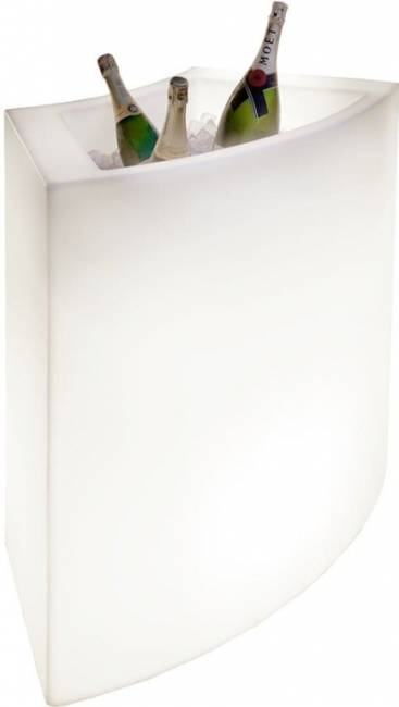 Стойка пластиковая барная светящаяся Ice Bar Lighting белый 940x480x860 мм