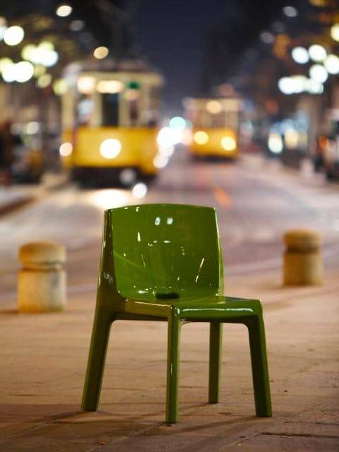 Стул пластиковый Q4 Standard зеленый 620х550х860 мм