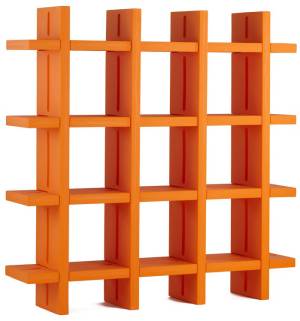 Стеллаж книжный пластиковый Mybook 4х4 Standard 1840х400х1840 мм