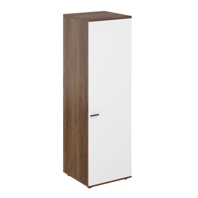 SG.823.DM.WH.R / Гардероб 600х600х1955, з.ст HDF, правый / корпус: дуб модена; фасад: белый