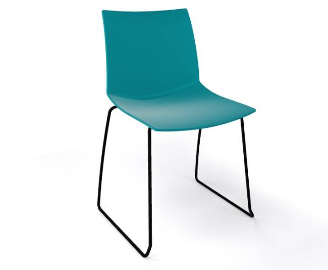 Стул пластиковый Kanvas S светло-голубой 500х500х790 мм Стул пластиковый Kanvas S светло-голубой 500х500х790 мм