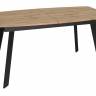 Стол DikLine XL160 Дуб галифакс /опоры черные Стол DikLine XL160 Дуб галифакс /опоры черные
