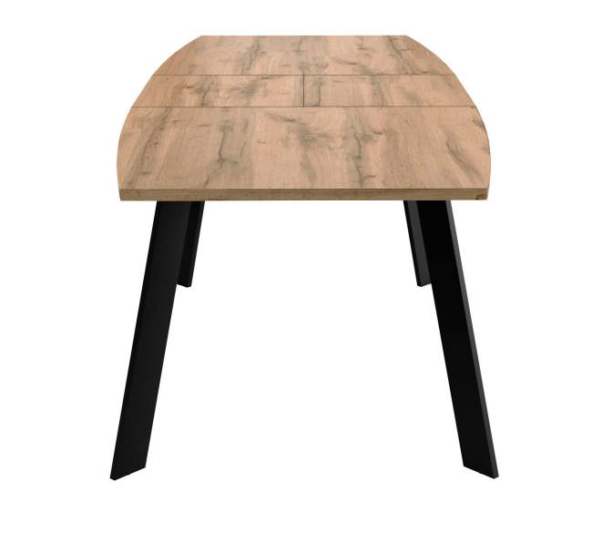 Стол DikLine XL160 Дуб галифакс /опоры черные Стол DikLine XL160 Дуб галифакс /опоры черные