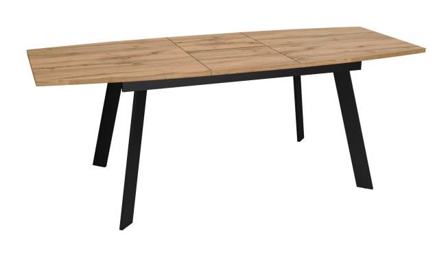 Стол DikLine XL160 Дуб галифакс /опоры черные Стол DikLine XL160 Дуб галифакс /опоры черные