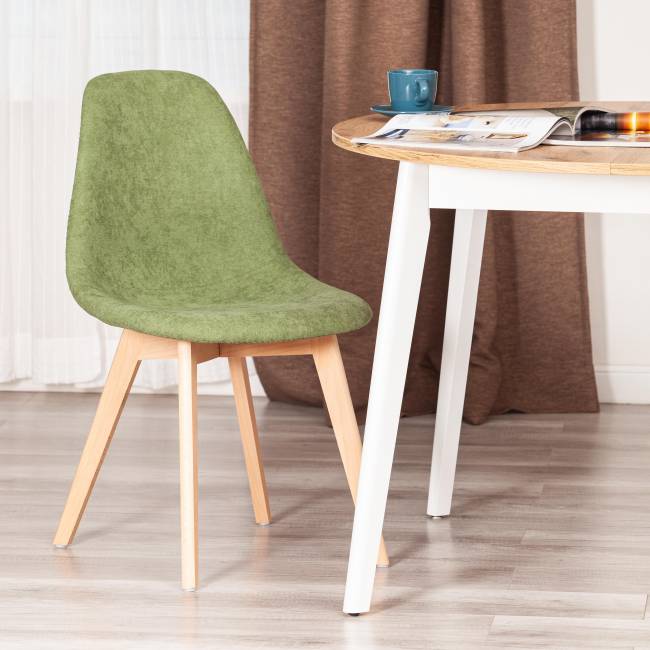 Стул CINDY SOFT (mod. C1021F1-1) фактурный велюр/дерево бук, 55 х 48 х 83 см, Зеленый LY1701-7 / натуральный (Комплект из 4 шт.) зеленый фактурный велюр/дерево бук Стул CINDY SOFT (mod. C1021F1-1) фактурный велюр/дерево бук, 55 х 48 х 83 см, Зеленый LY1701-7 / натуральный (Комплект из 4 шт.) зеленый фактурный велюр/дерево бук