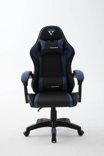 Кресло спортивное TopChairs Shadow черно-синий