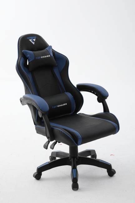 Кресло спортивное TopChairs Shadow черно-синий