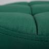 Набор 2 шт Табурет барный DOBRIN BRUNO BLACK, зеленый велюр (MJ9-88)