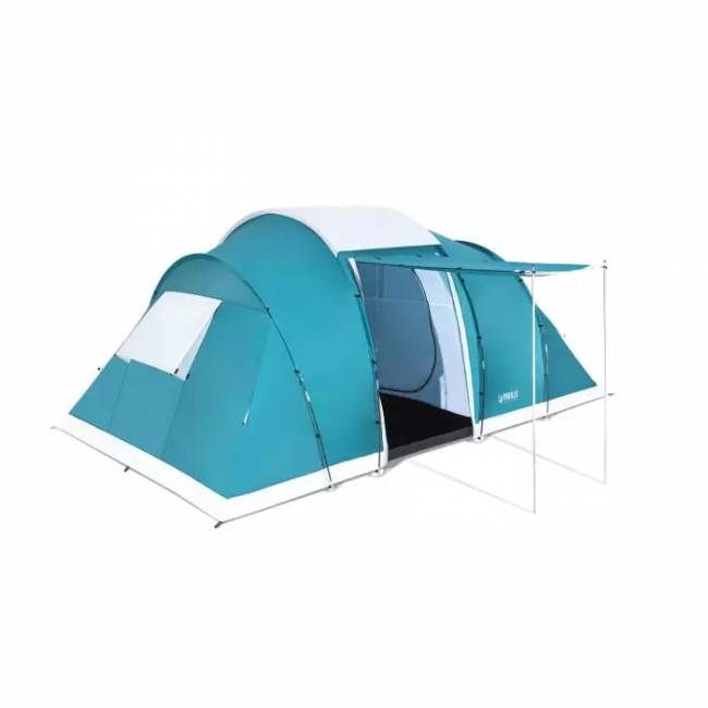 Палатка 6-местная 490x280x200см "Family Ground 6" 2 слоя, 190T polyester PU, 3000мм, 120гр/м2 PE