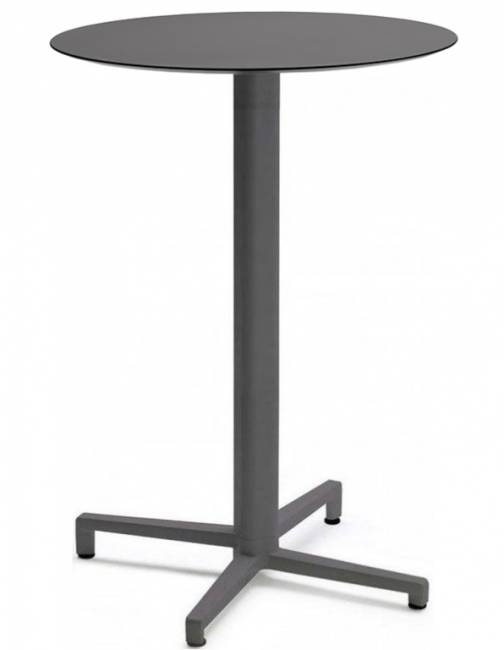 Подстолье металлическое барное Domino антрацит 490х540х1090 мм