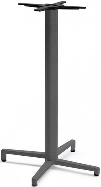 Подстолье металлическое барное Domino антрацит 490х540х1090 мм