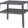 Столик пластиковый для шезлонга Vela Side Table антрацит 490х440х410 мм